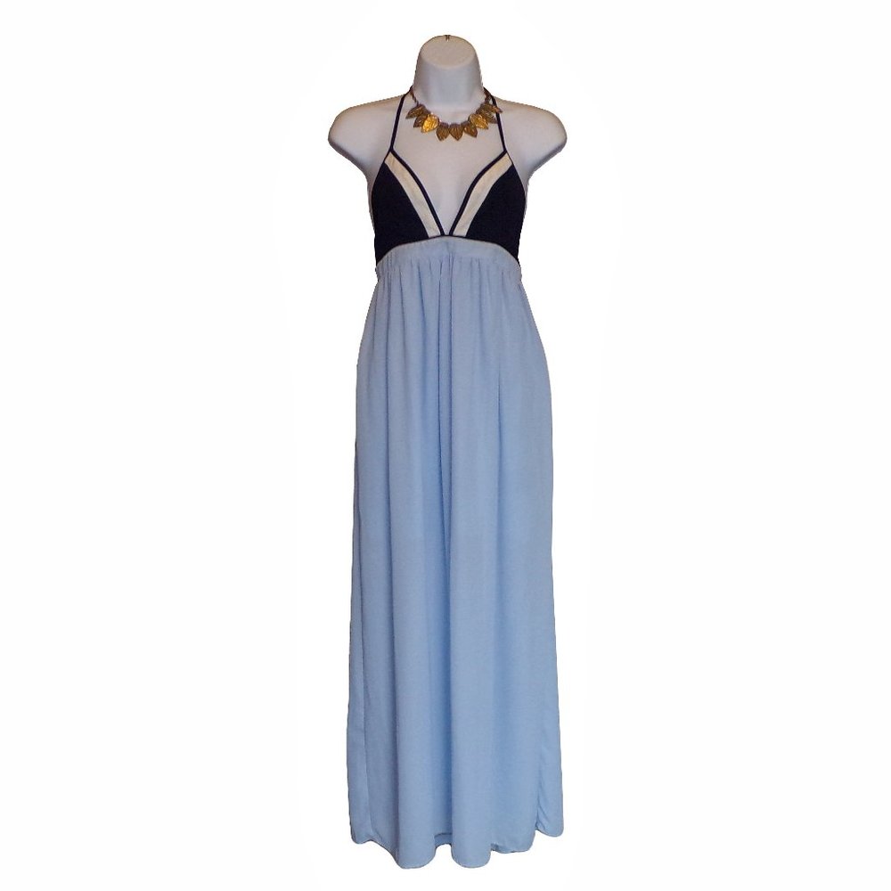 Francesca's Quinn Colorblock Maxi Dress - Picture 2 of 7